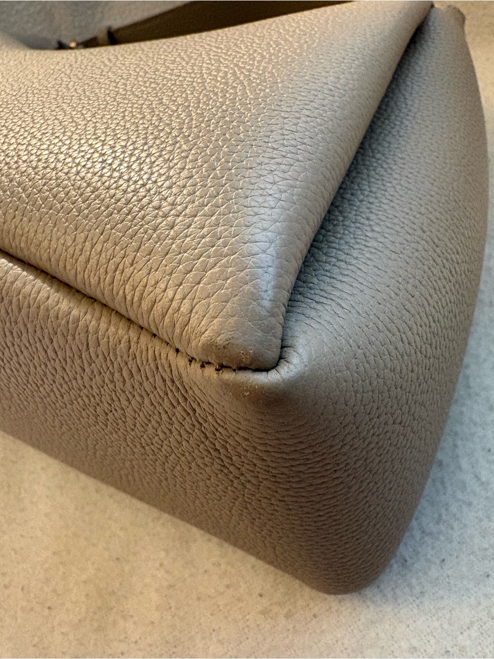 Polène Taupe Umi Bag with Gold Hardware - Picture 10 of 12